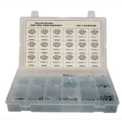 Assortiment de vis en tôle 275 pièces - #6 à 1/4 » - Phillips Pan Head - Acier - Zinc