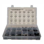 Assortiment de vis en tôle de 275 pièces - #6 à #14 - Phillips Pan Head - Oxyde noir