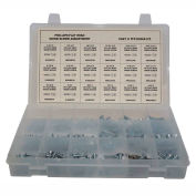Assortiment de vis en bois 270 pièces - #6 à #14 - Phillips Flat Head - Acier - Zinc