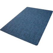 Tapis de chaise de bureau M+A Matting, Astella en bleu, 3' x 4'