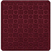 Waterhog Cargo Mats with PawPrint Pattern, 36" x 35", Bordeaux - 3908600003070