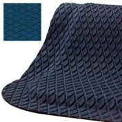 Hog Heaven® Anti Fatigue Mat Fashion Border 7/8" Thick 3' x 12' Blue