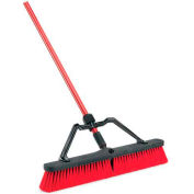 Libman Commercial 24" Multi Sweep - Red Brace Handle 823 - Pkg Qty 3