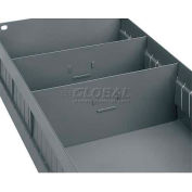 Tri-Boro plateau diviseurs de boîte 5", gris foncé