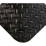 Global Industrial™ Diamond-Plate Anti Fatigue Mat 9/16 » d’épaisseur 2' x 3' Noir