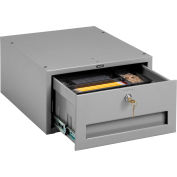 Stackable and Mountable Drawer WBD-1 for Tennsco Workbenches 15"W x 18"D x 8 1/4"H - Medium Gray