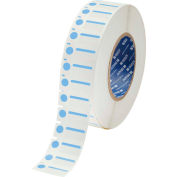 Brady® THT-250-494-BL B-494 Color Polyester Labels 0,5"H x 1"W Blue/White, 3000/Roll