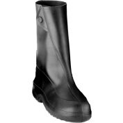 Tingley® 1400 en caoutchouc 10" travailler couvre-chaussures, noir, semelle cloutées, petit format