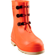 Tingley® 82330 HazProof® Steel Toe Boots, Orange/Cream, Sure Grip Outsole, Size 12