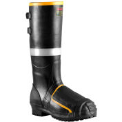 Tingley® MB816B Metatarsal Steel Toe Boots, Black Steel Midsole, Size 7