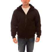 Workreation Heavyweight Insulated Hoodie, Noir, Polyester/Coton, 2XL