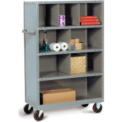 Tri-Boro 5 Shelf Mobile Truck Bin Divider Unit MST1848BD Steel 48 x 18, 275 Lb. Cap.