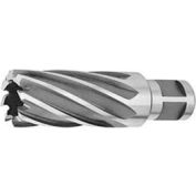 HSS coupeur annulaire, 1/2" D, pour 2" profondeur de coupe, 4 flûtes x 3/4" Sh D, 2 appartements de tige