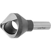 Importation HSS zéro flûte fraisez Ébavureur 90°, taille # 3, 5/16 petit x 25/32 grand dia.