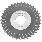HSS importer des dents de scie plaine refendage métalliques, côté Chip clair, 2" DIA x Face 5/64" x 5/8" trou