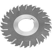 HSS importation Metal refendage vu décalées, puce côté clair, 6" DIA x Face 1/8" x 1-1/4" trou