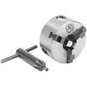 Bison 3-Jaw (Solid) Scroll Chuck Steel Body, Thread Mount 3/4-16 for Sherline Lathes