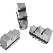 Mâchoires OD solide dur bison pour 8" Scroll 3-Jaw Chuck, 3 pces