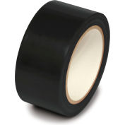Floor Marking Aisle Tape, Noir, 2"W x 108'L Roll, PST215