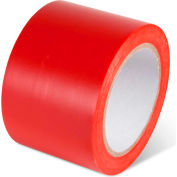 Global Industrial™ Safety Tape, 3"W x 108'L, 5 Mil, Red, 1 Roll
