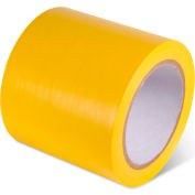 Global Industrial™ Safety Tape, 4"W x 108'L, 5 Mil, Yellow, 1 Roll