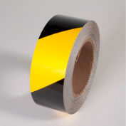 Ruban adhésif Tuff Mark, rouleau de 3 po l x 100 pi L, jaune/noir, TM1203YB