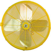 TPI 24" Industrial assemblé jaune utilisation maximal circulateur HDH24-JR 1/2 HP 5600 CFM