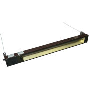 Chauffage spot infrarouge TPI pour une utilisation intérieure / extérieure, 1500W, 120V, 5-13/32 « W x 6-1 / 2 « H, Marron