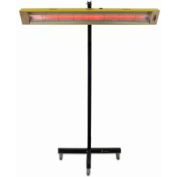 TPI Portable Infrared Spot Heater For Outdoor Use, 1500W, 120V, 6-11/64"W x 2-7/16"H, Black