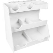 TrippNT™ blanc PVC Top Loader Workstation, 13" W x 8 « D x 12" H