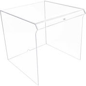 TrippNT Medium Clear Acrylic Equipment Draft Shield, 15"W x 16"D x 15"H