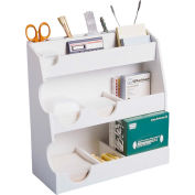 TrippNT™ White PVC Weighing Supplies Organizer, 12"W x 5"D x 12"H