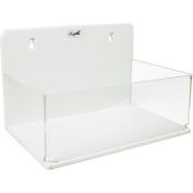 TrippNT™ White PVC/Acrylic Small Lab Box with Double Sided Tape, 9"W x 6"D x 6"H