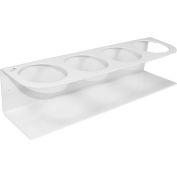 TrippNT™ ABS blanc 1000 mL Quadruple porte-bouteille, 15" W x 5 « D x 4" H