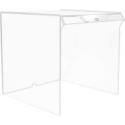 TrippNT™ Extra-Large Clear Acrylic Equipment Draft Shield, 22"W x 23"D x 22"H