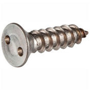 #12AB x 1/2" Security Sheet Metal Screw - Flat Spanner Head - 18-8 Stainless Steel - USA - 100 Pk