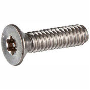1/4-20 x 3/4" Security Machine Screw - Flat Torx Head - Alloy Steel - Black Oxide - FT - 100 Pk