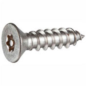 #8AB x 2" Security Sheet Metal Screw - Flat Torx Head - Steel - Black Oxide - FT - USA - 100 Pk