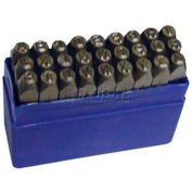 Ensemble d'étampes en acier, lettres et chiffres, 36 pièces, 1/4 po, importé