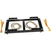 Fixation d’attelage de fourche pour SweepEx® Balai de chariot élévateur de mega de balai - balayeurs