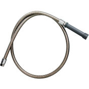 T&S Brass B-0068-H Flexible Stainless Steel Hose, For Prerinse Over Head Swivel Goosenecks 68"