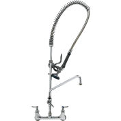 Unité de prérinçage facile à installer avec support mural et robinet supplémentaire T&S Brass B-0133-ADF12-B
