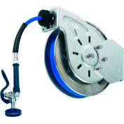T&S Brass B-7212-01* Open Hose Reel W/ 15' Hose, Epoxy Coated Steel