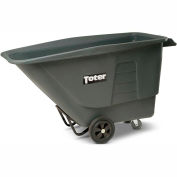 Toter® Chariot élévable Standard Duty Plastic Tilt Truck, 1 Cu. Yd. Cap, 825 Lbs. Cap, Gray