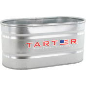 Tarter Galvanized Stock Tank 100 Gallon, 46-1/2 to 49-1/2"L to 22-1/2" to 25-1/2"W x 24"H