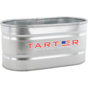 Tarter Galvanized Stock Tank 170 Gallon , 70-1/2" to 73-1/2"L x 22-1/2 to 25-1/2"W x 24"H