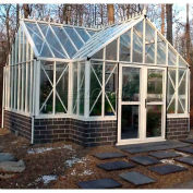 Royal Antique Orangerie, Aluminum Frame & Tempered Glass, 185Sq/Ft, 15'L X 10'2"W X 9'H, White