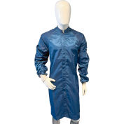 Transforming Technologies TX4000 ESD Robe de vêtements pour salle blanche, 2XL, bleu marine