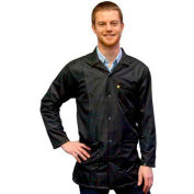 Transformer les Technologies ESD 3/4 longueur veste, Snap, boutons de manchette noir, Large