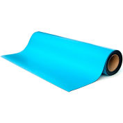 Transforming Tech MT4500 Series ESD Rubber Matting, 0.080" Thick, 24"W Full 50 Ft Roll, Blue